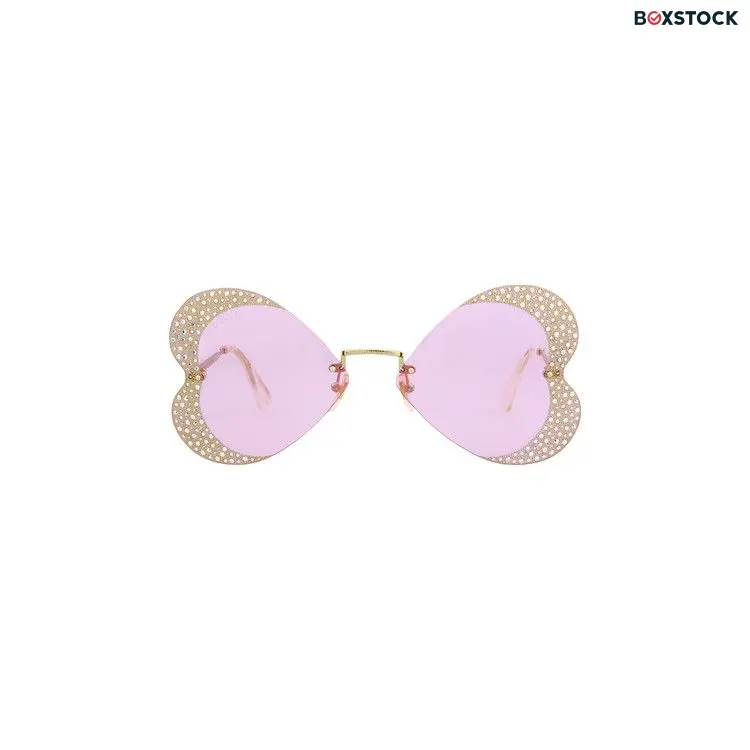 Gucci Cat Eye Sunglasses 'Gold/Pink'