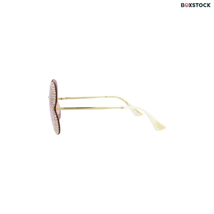 Gucci Cat Eye Sunglasses 'Gold/Pink'