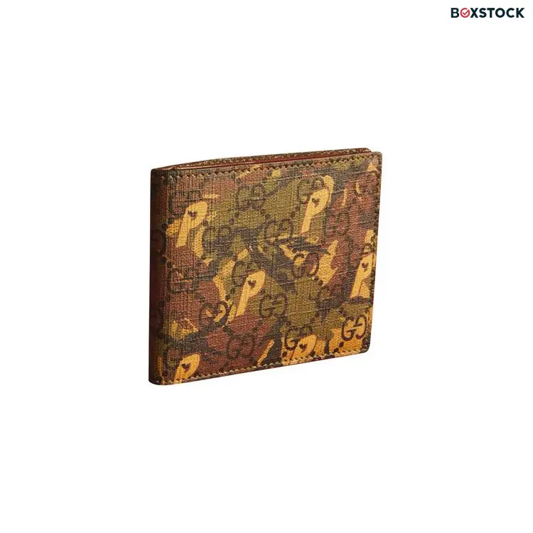 Gucci x Palace GG-P Supreme Bi-Fold Wallet 'Camouflage' Multi-Color Fall/Winter 2022