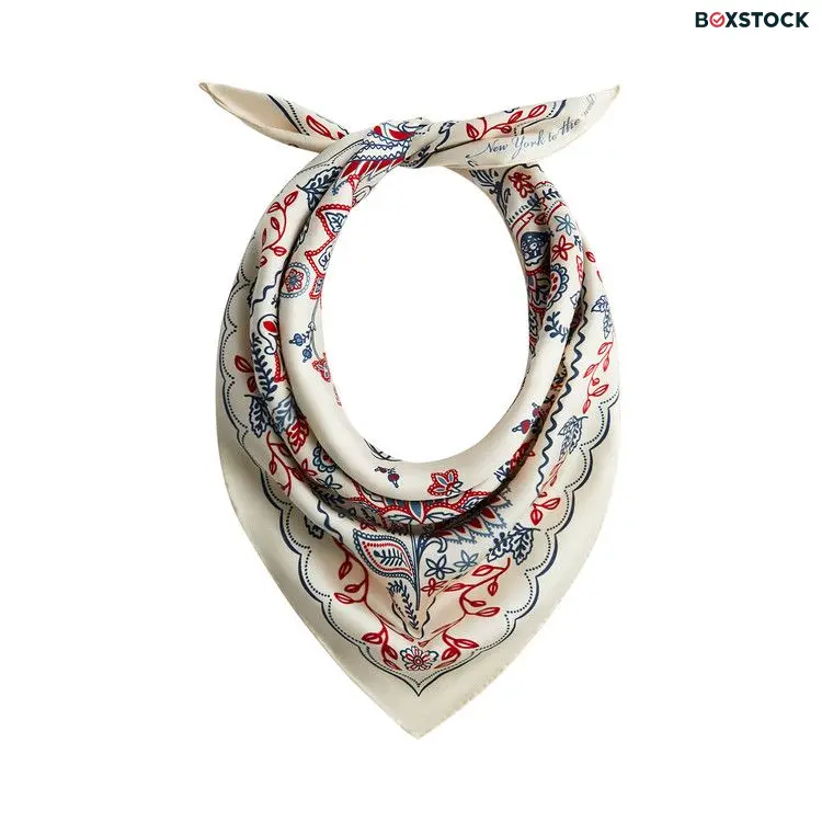 Kith Paisley Bandana Scarf 'Sandrift' Cream Spring/Summer 2024