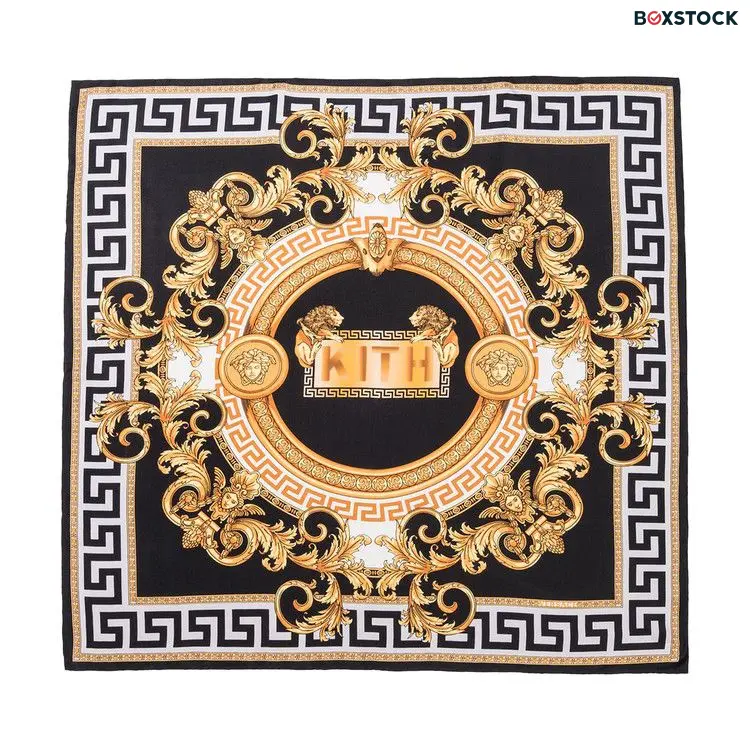 Kith x Versace Silk Scarf 'Black/Gold' Spring/Summer 2019