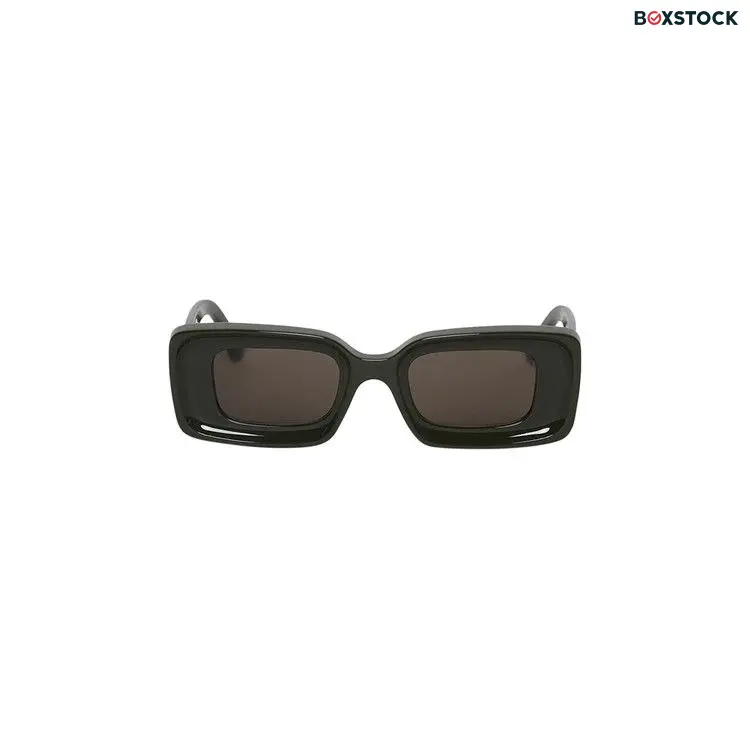 Loewe Anagram Sunglasses 'Shiny Dark Green/Brown' LW40101IW4696E