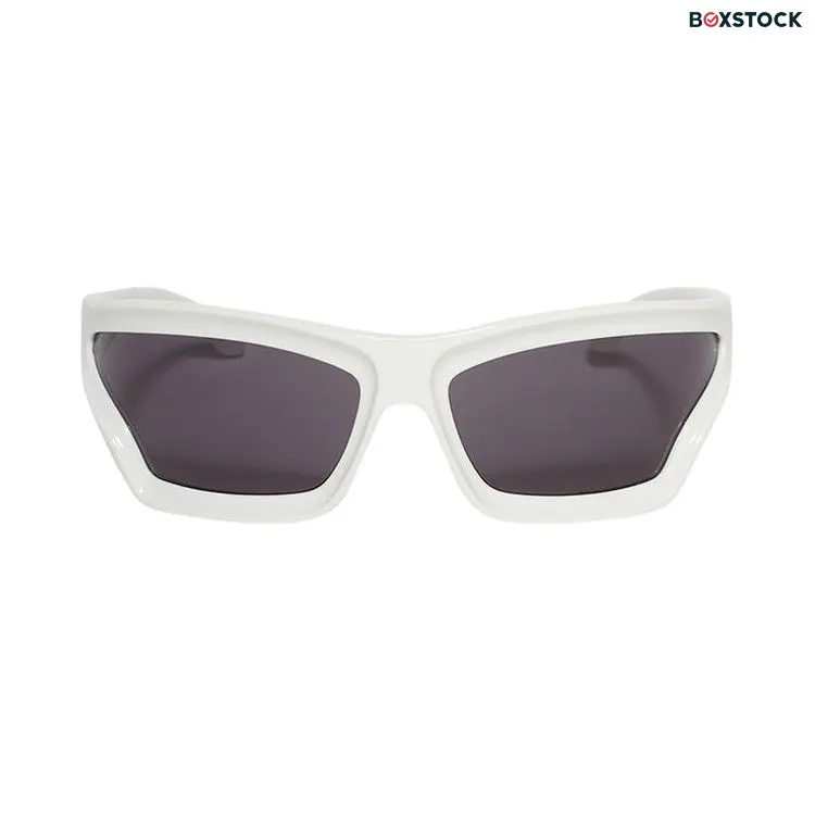 Loewe Arch Mask Sunglasses 'Ivory/Smoke' White Fall/Winter 2024