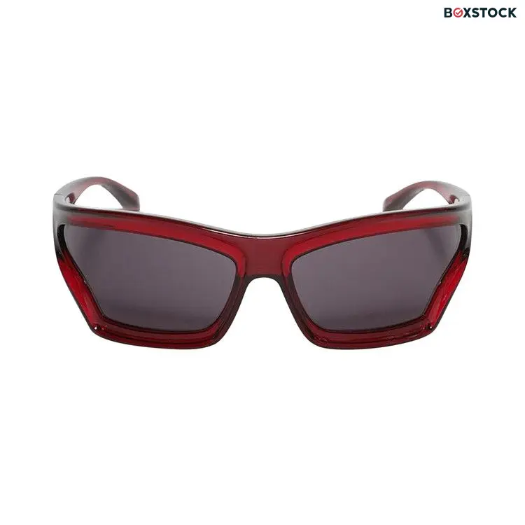 Loewe Arch Mask Sunglasses 'Shiny Red/Smoke' Fall/Winter 2024