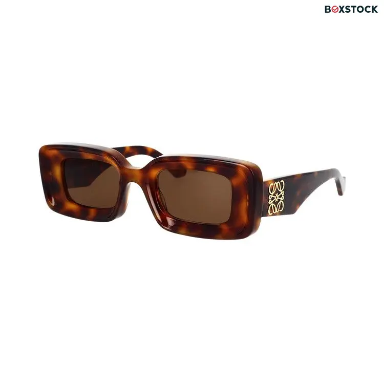 Loewe Chunky Anagram Sunglasses 'Dark Havana/Brown' Spring/Summer 2024