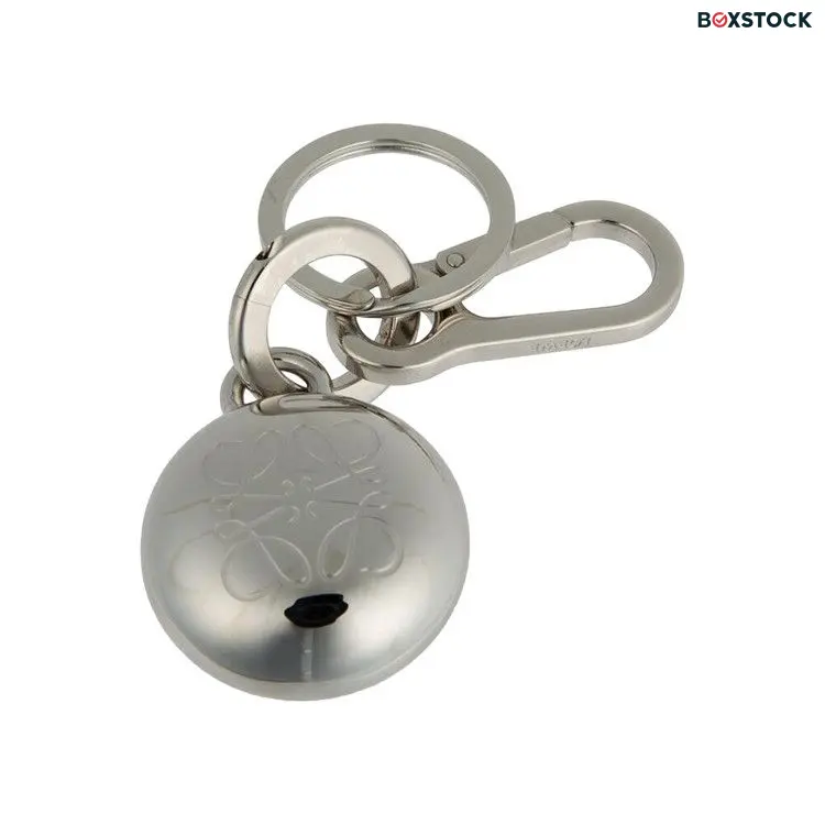 Loewe Pebble Bottle Opener Keyring 'Palladium' Gold Spring/Summer 2024