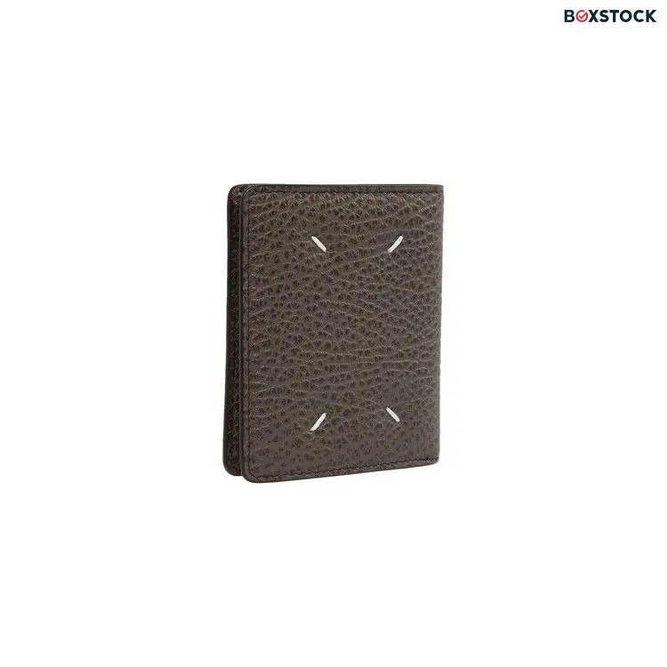 Maison Margiela Calf Leather Bifold Wallet 'Elephant' Tan