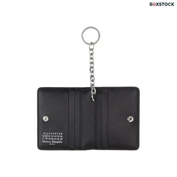 Maison Margiela Patent Keyring Card Holder 'Black'