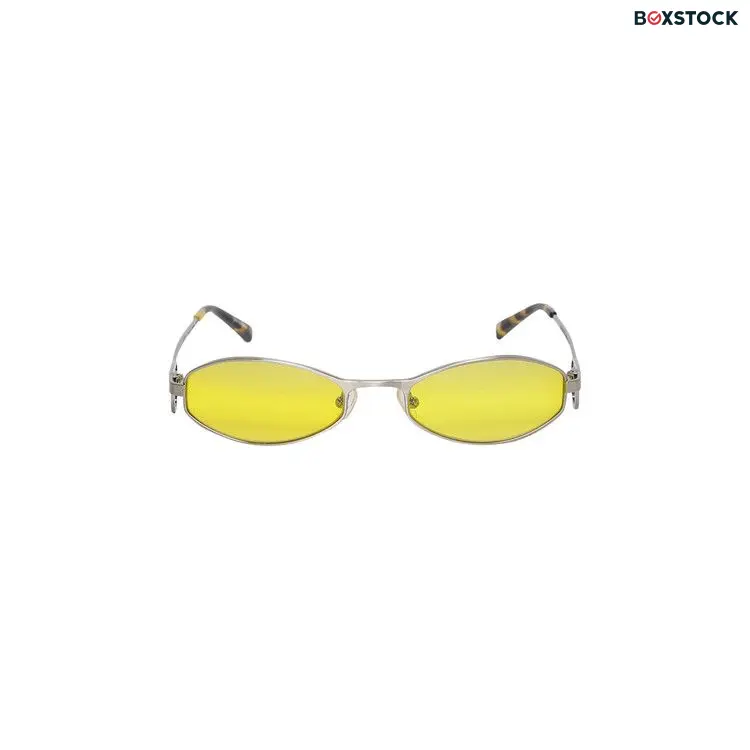 Marine Serre x Vuarnet Swirl Frame Oval Sunglasses 'Yellow' Spring/Summer 2022