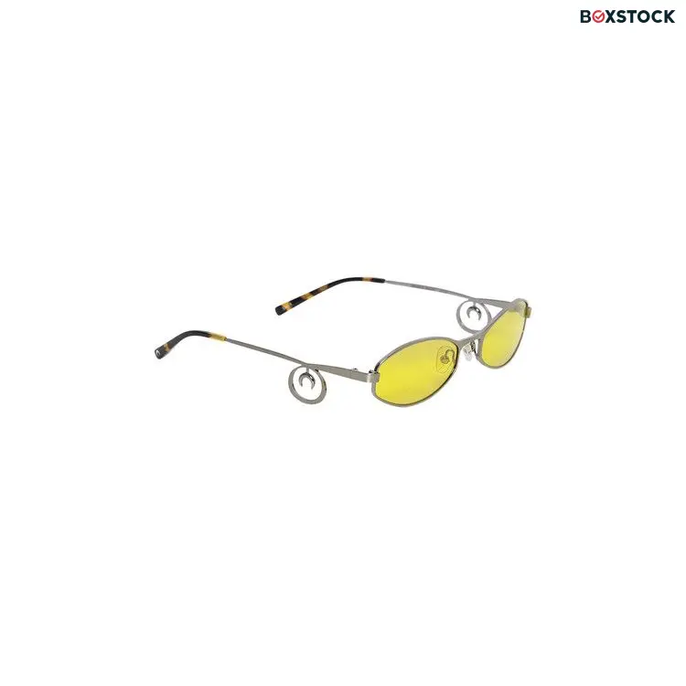 Marine Serre x Vuarnet Swirl Frame Oval Sunglasses 'Yellow' Spring/Summer 2022