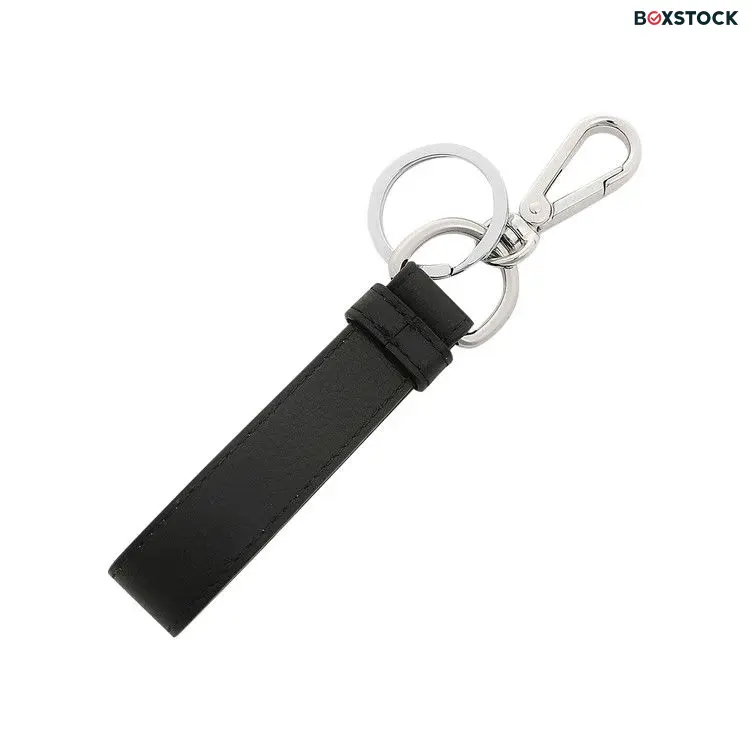 Marni Calf Leather With Mending Key Ring 'Black' Fall/Winter 2024