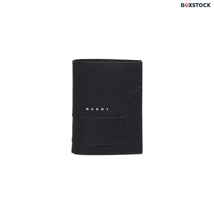 Marni Saffiano Leather Bifold Wallet 'Black' Spring/Summer 2023 PFMI0046U0-LV520-Z356N