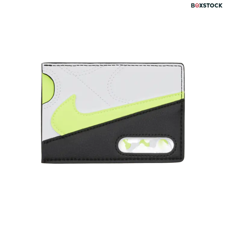 Nike Icon Air Max 90 Card Wallet 'Neon' White Spring/Summer 2024