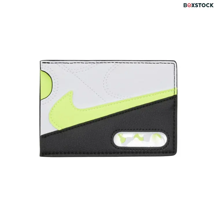 Nike Icon Air Max 90 Card Wallet 'Neon' White Spring/Summer 2024