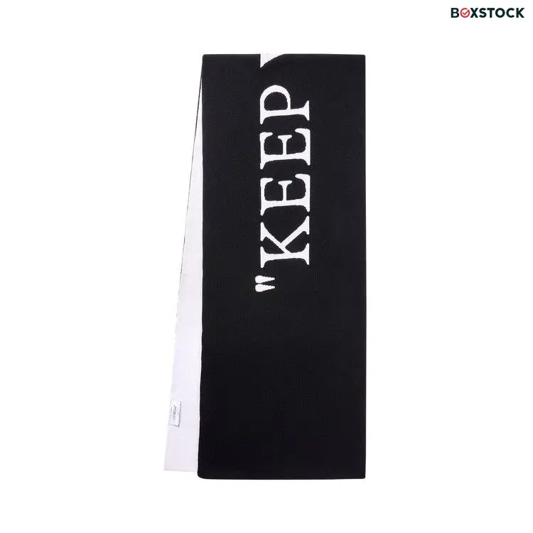 Off-White Keep Warm Scarf 'Black/White' Fall/Winter 2024