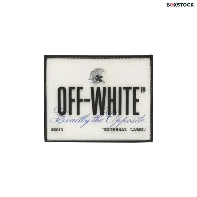 Off-White Logo Patch Card Case 'Black/Multicolor' Spring/Summer 2023