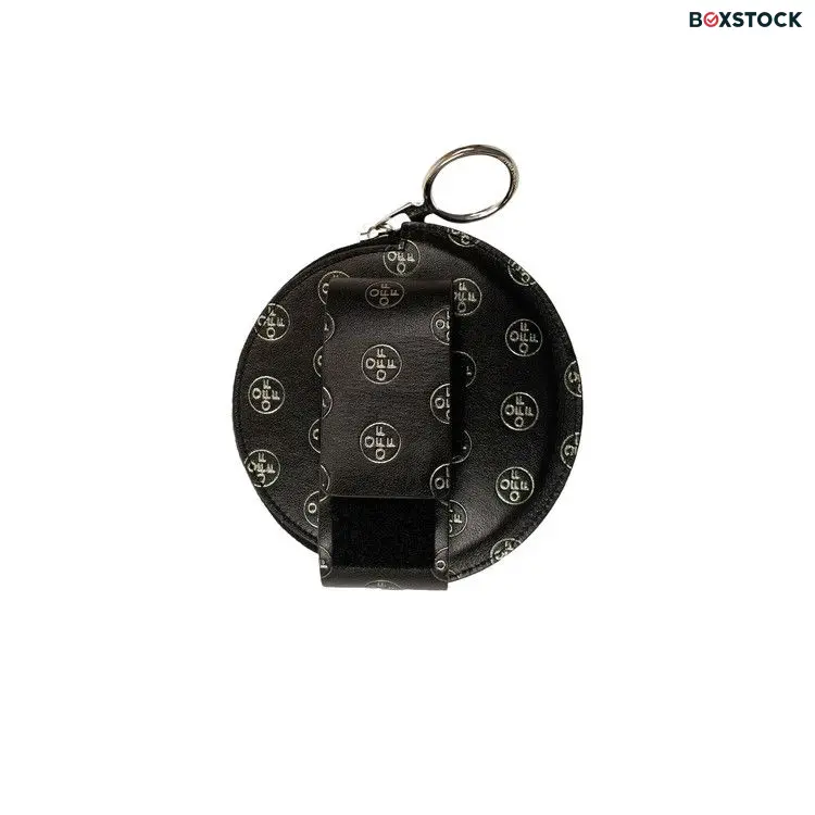 Off-White Logo Round Coin Pouch 'Black'