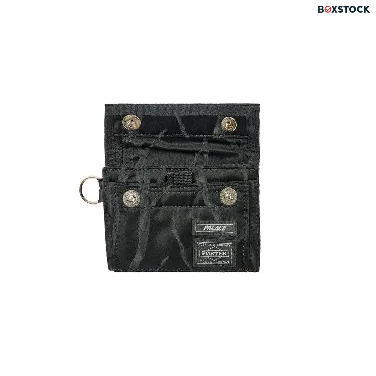 Palace x Porter-Yoshida & Co. Tanker Wallet 'Black/Jacquard' Fall/Winter 2024