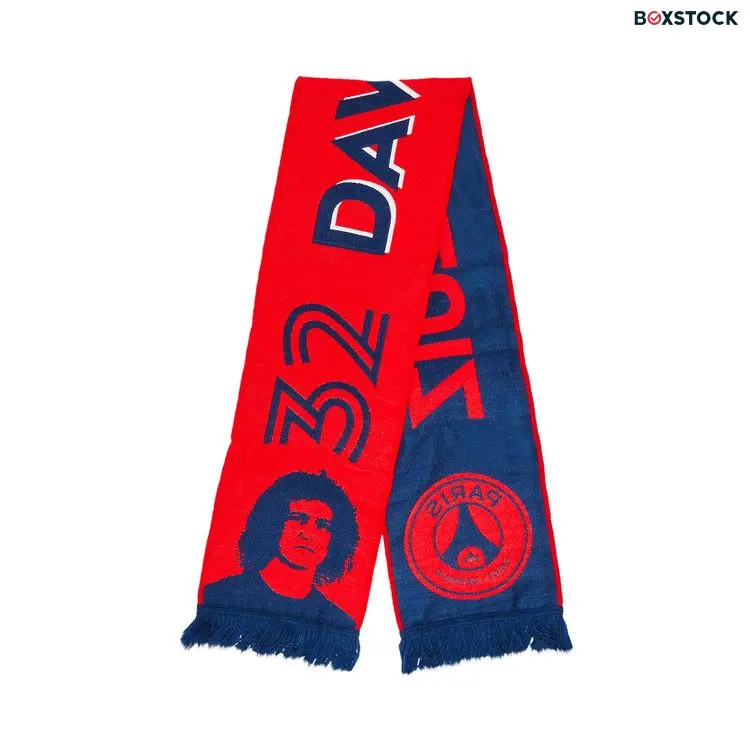Paris Saint-Germain David Luiz 32 Home Stadium Scarf 'Red' Fall/Winter 2015