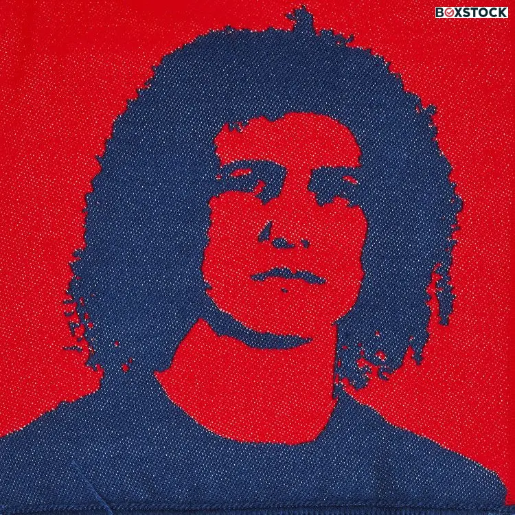 Paris Saint-Germain David Luiz 32 Home Stadium Scarf 'Red' Fall/Winter 2015