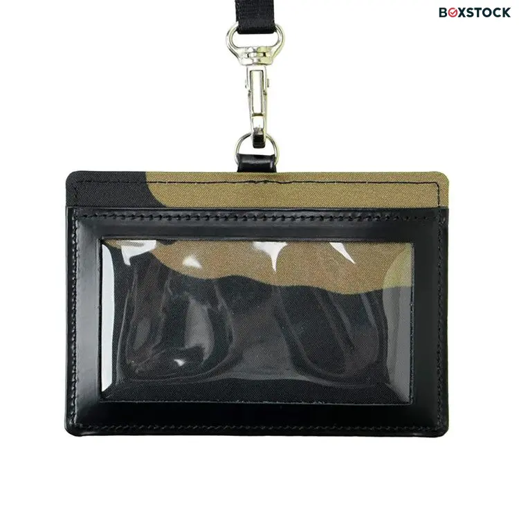 Porter-Yoshida & Co. Camouflage Wallet ID Case 'Khaki' Green