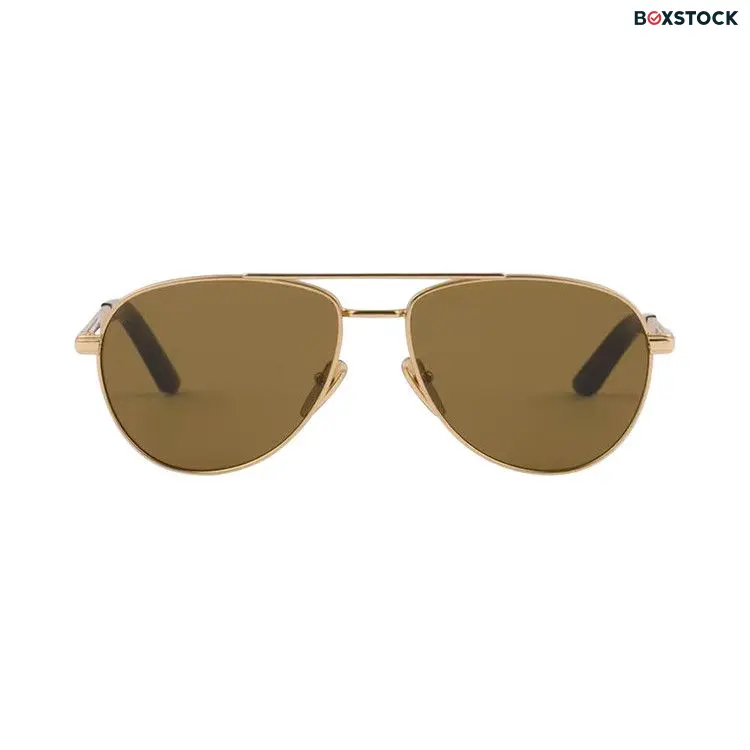 Prada Aviator Sunglasses 'Gold' Fall/Winter 2024
