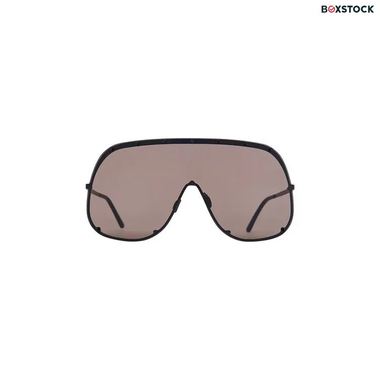 Rick Owens Shield Sunglasses 'Black Temple' Spring/Summer 2022