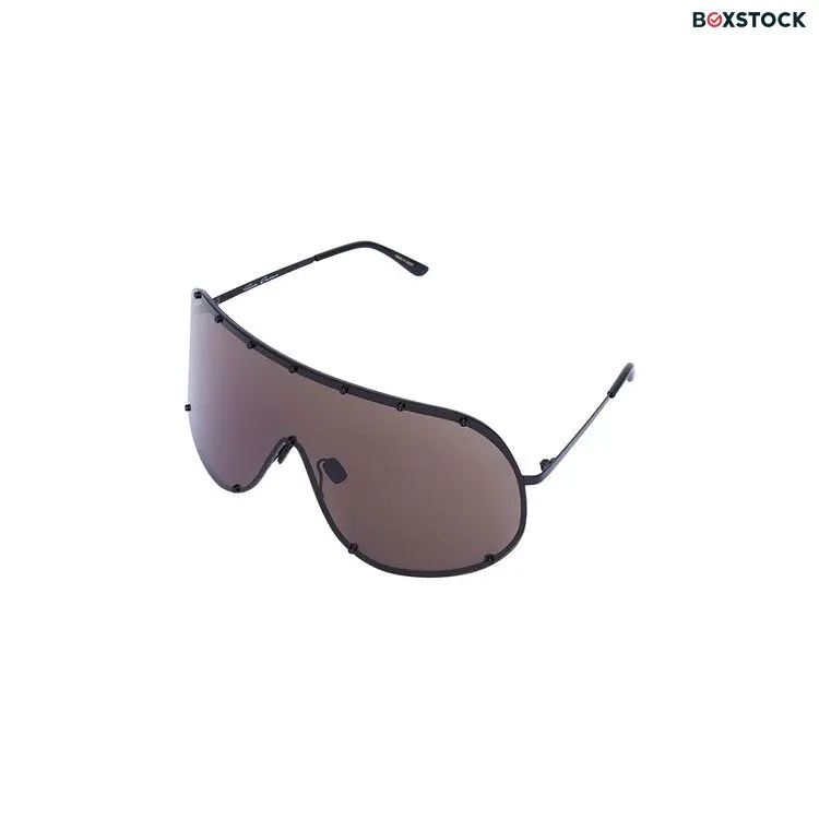 Rick Owens Shield Sunglasses 'Black Temple' Spring/Summer 2022