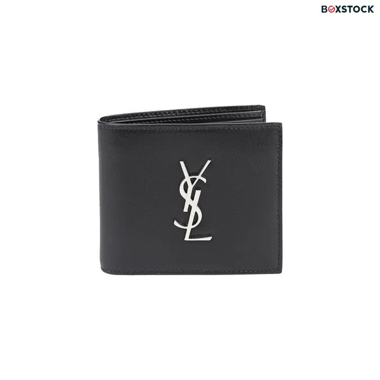 Saint Laurent Ultrasoft Monogram Bifold Wallet 'Nero' Black Spring/Summer 2021