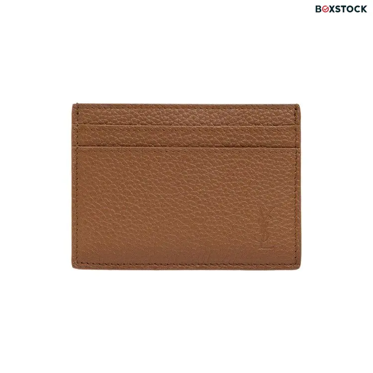 Saint Laurent Card Case 'Fox' Brown Spring/Summer 2024
