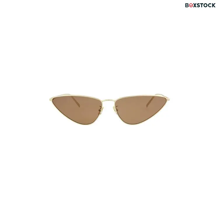 Saint Laurent Cat Eye Sunglasses 'Gold/Brown'