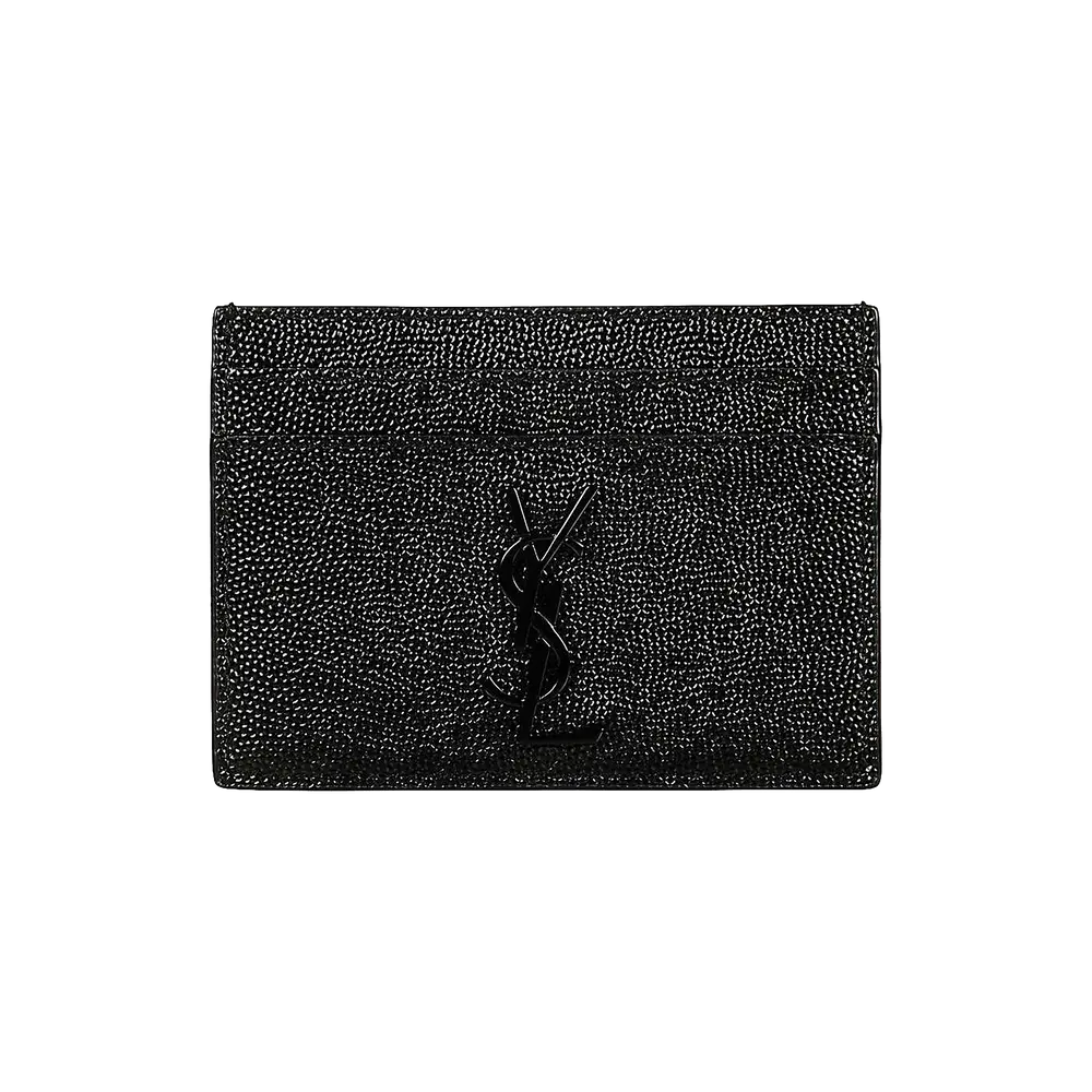 Saint Laurent Monogram Card Case 'Black' Fall/Winter 2021