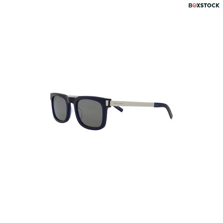 Saint Laurent Square Sunglasses 'Blue/Silver' SL-581-006