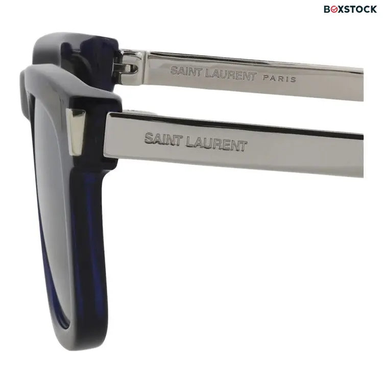 Saint Laurent Square Sunglasses 'Blue/Silver' SL-581-006