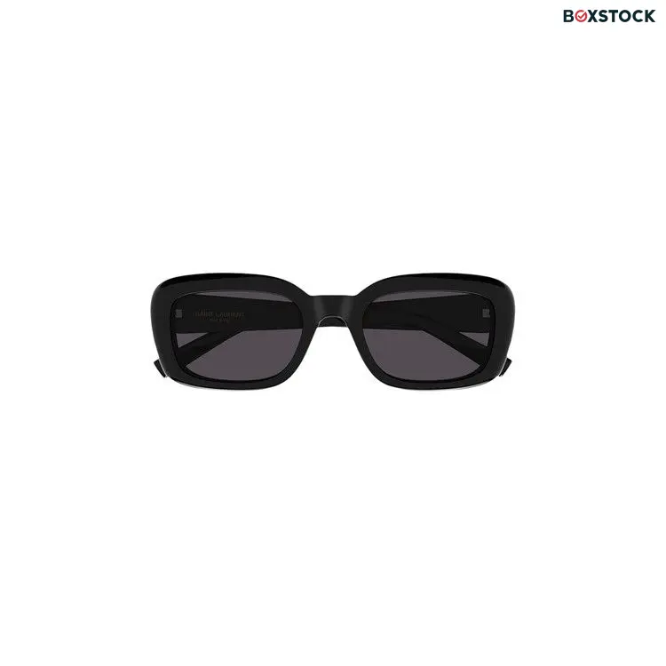 Saint Laurent Sunglasses 'Shiny Solid Black' Spring/Summer 2024 SL-M130-001-53