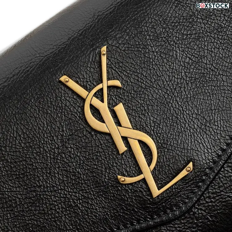 Saint Laurent Wallet On Chain 'Noir' Black Spring/Summer 2024