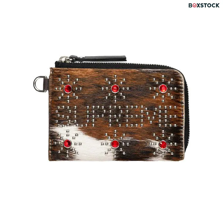 Supreme x Hollywood Trading Company Studded Wallet 'Cow' White Spring/Summer 2023