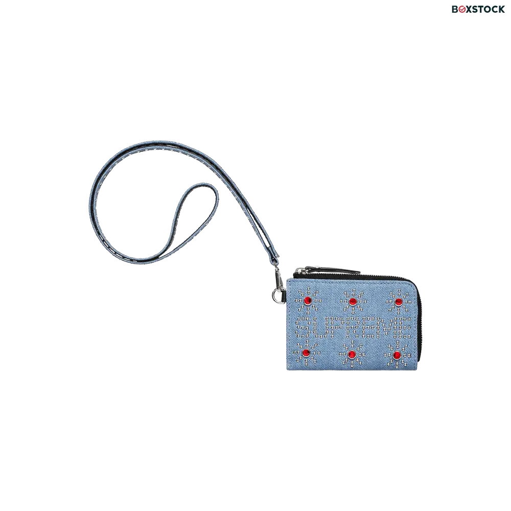 Supreme x Hollywood Trading Company Studded Wallet 'Denim' Blue Spring/Summer 2023