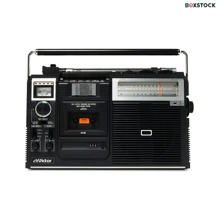 Victor RC-525 Radio Cassette Recorder 'Multi-Color'