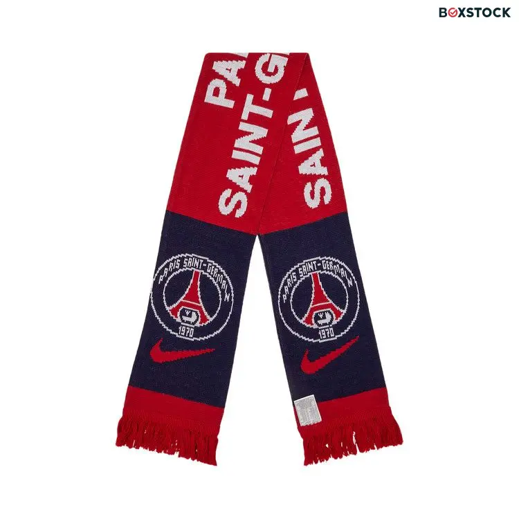 Vintage Paris Saint-Germain Stadium Scarf 'Red/Navy' 4691-100000611SS-RDNV