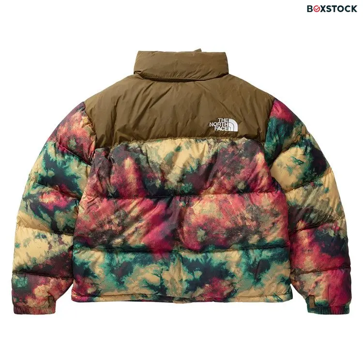 The North Face 1996 Retro Nuptse Jacket 'Antelope Tan Ice Dye Print' Multi-Color