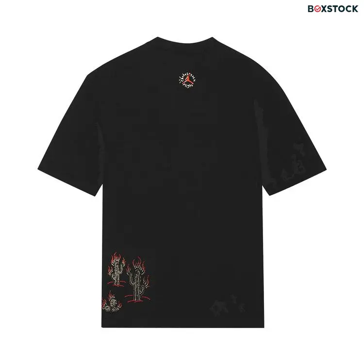 Air Jordan x Travis Scott Flight Graphic T-Shirt 'Black'
