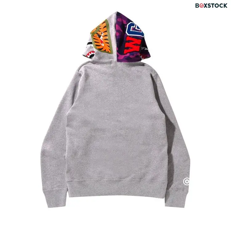 BAPE Color Camo Shark Full Zip Hoodie 'Grey' Spring/Summer 2022