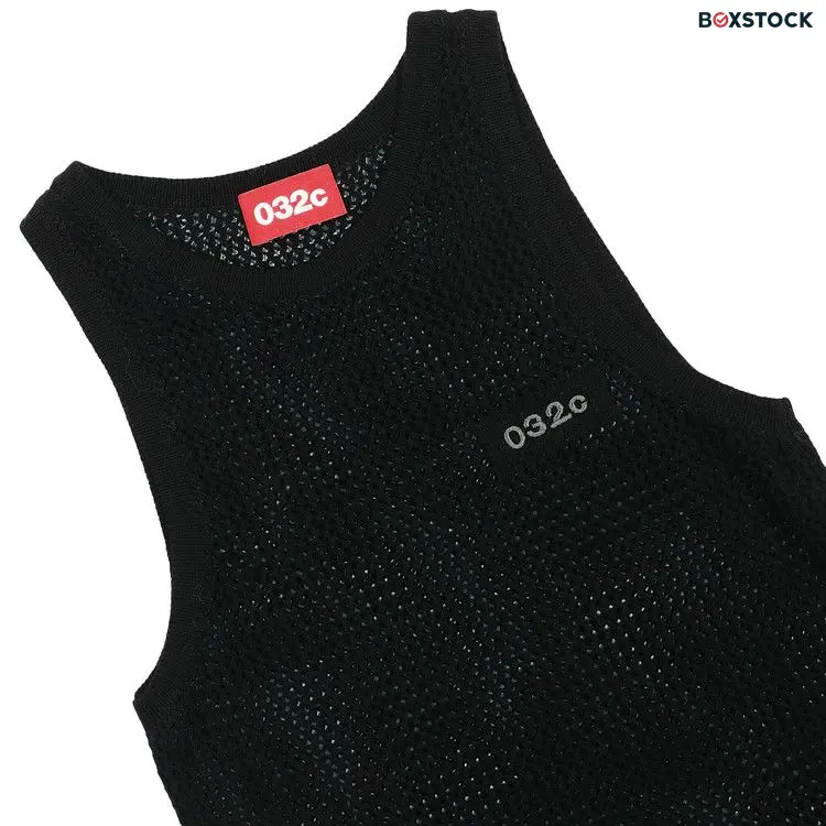 032C Lace Knit Tank Top 'Black' Spring/Summer 2024