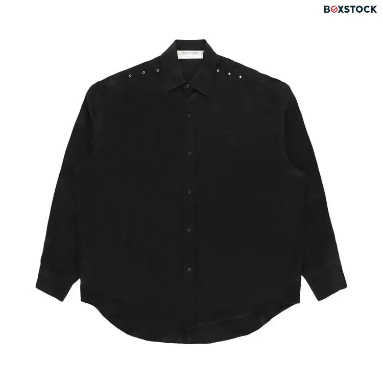 1017 ALYX 9SM Long-Sleeve Cupro Shirt 'Washed Black' Spring/Summer 2024