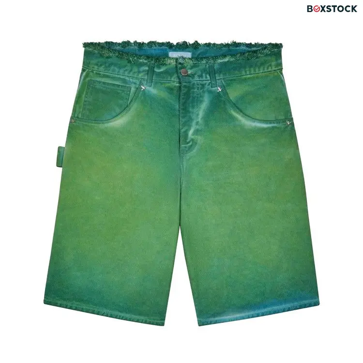 3.PARADIS Denim Shorts 'Green' Spring/Summer 2024