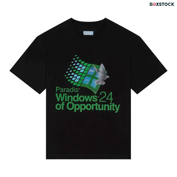 3.PARADIS Windows T-Shirt 'Black' Spring/Summer 2024
