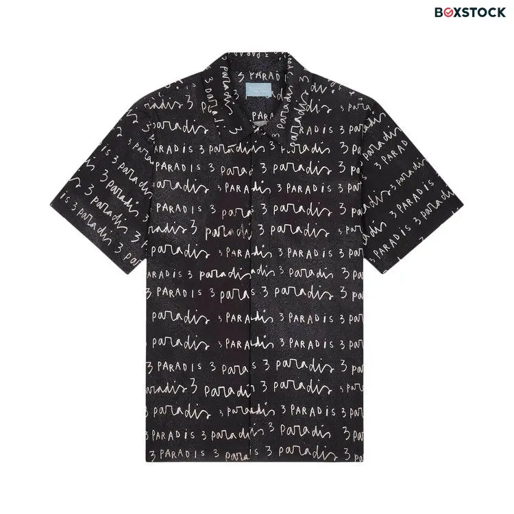 3.PARADIS x Edgar Plans Short-Sleeve Shirt 'Black' Spring/Summer 2024