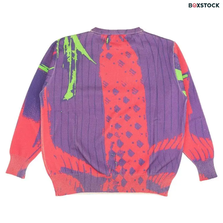 424 Business Print Crewneck 'Purple/Pink' Multi-Color