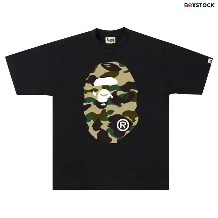 BAPE 1st Camo Big Ape Head T-Shirt 'Yellow / Black'